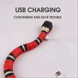 Smart Snake Cat Toy - Automatic Interactive Teaser with USB Charge