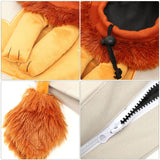 Lion Cat Shoulder Bag – Cozy and stylish pet carrier for comfortable travel.