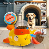Duck-Shaped Interactive Pet Feeder – Slow-Feeding Fun with Cute Design