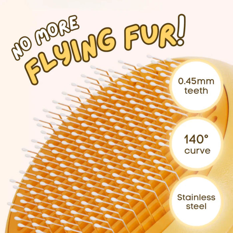 Cat needle comb removing tangles