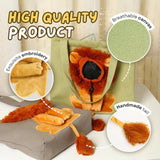 Travel-friendly Lion Cat Shoulder Bag – Lightweight, fashionable, and cozy pet carrier for cats