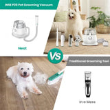 Pet Grooming Kit with Vacuum Suction – Effortlessly remove loose fur, trim hair, and keep your home clean with this multifunctional grooming tool