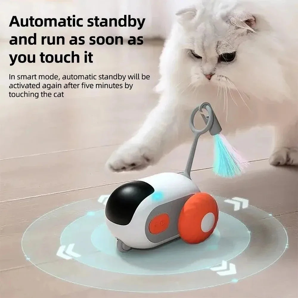 Smart Cat Toy - Automatic Moving Remote Controlled Toy Car for Pets