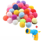 Interactive Cat Toy Launcher – Plush Balls & Teaser Wands for Endless Fun
