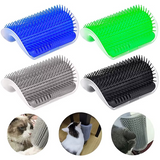 Cat Scratcher Angle Brush – Self-Cleaning Grooming Tool & Hair Remover
