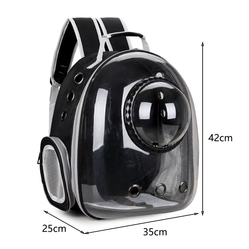 Portable Space Capsule Cat Carrier – Lightweight, breathable, and designed for comfortable pet travel with a futuristic bubble window