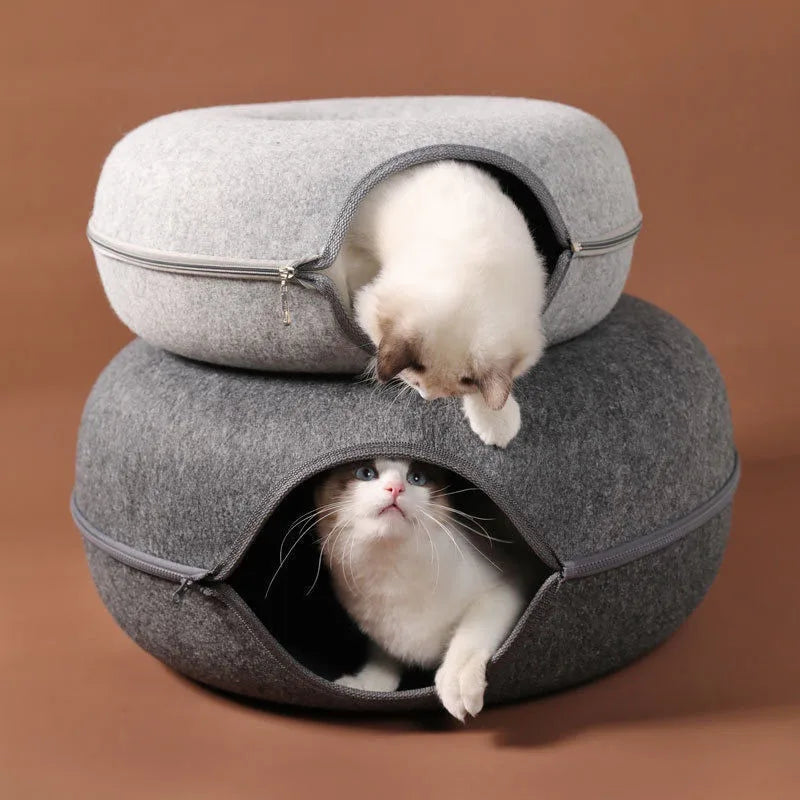CATSHEE™ Donut Cat Bed Cave