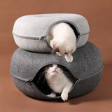 CATSHEE™ Donut Cat Bed Cave