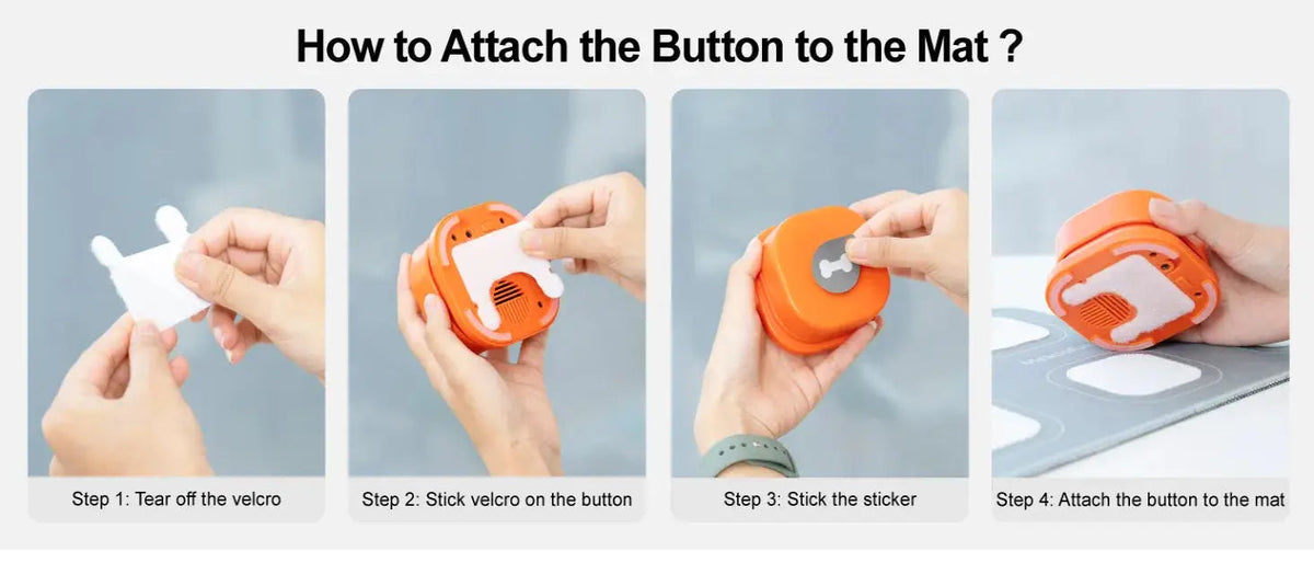 Recordable Cat Talking Buttons – Interactive communication buttons with a non-slip rubber mat for easy training and playful learning