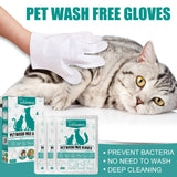 Pet Cleaning Glove Wipes for Dogs & Cats