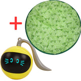 CATSHEE⢠Automatic Cat Toy - Moving Bouncing Ball with Hunt Cover