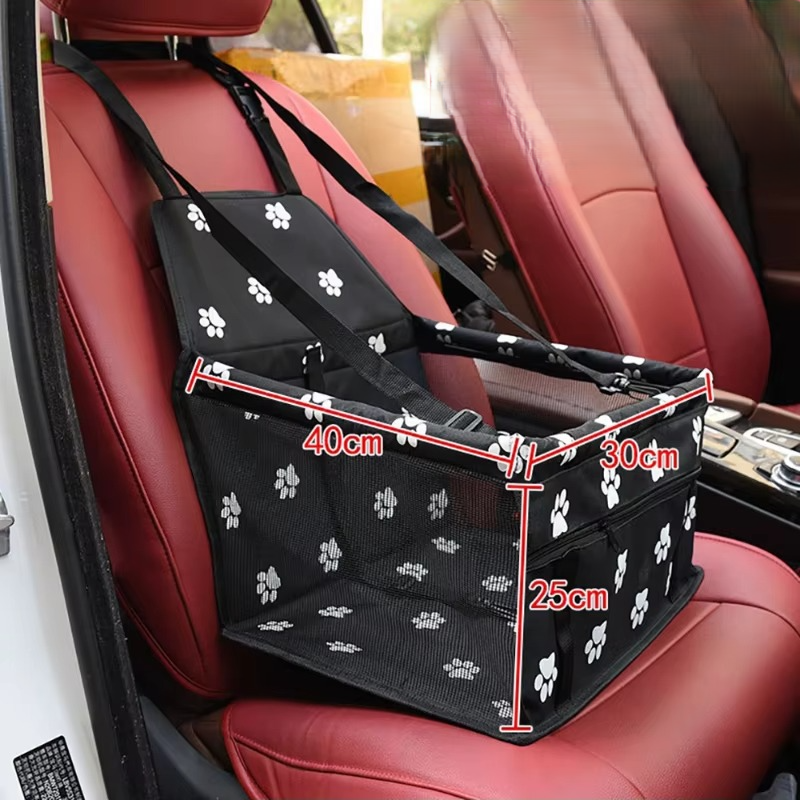 CATSHEE™ Premium Cat Car Seat Cushion with Waterproof Hanging Bag – Safe & Comfortable Travel Solution