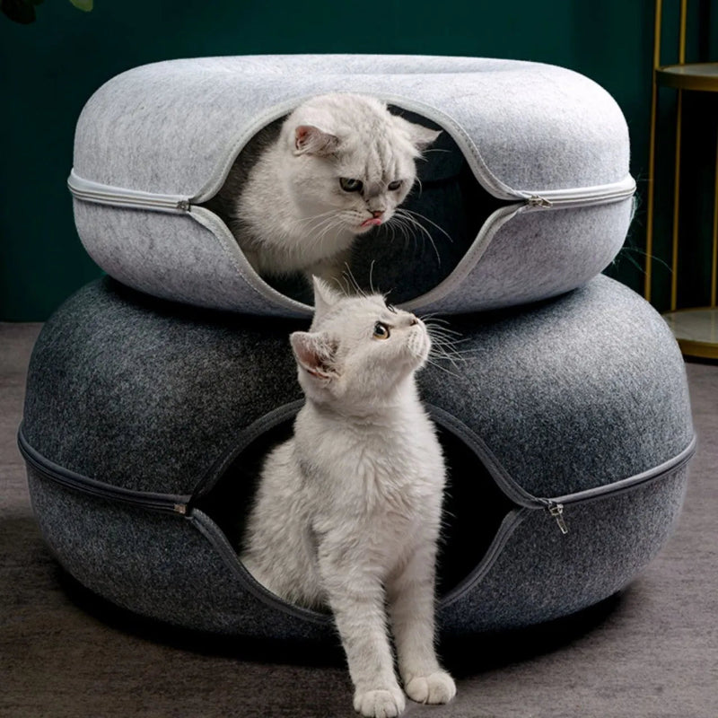 CATSHEE™ Donut Cat Bed Cave