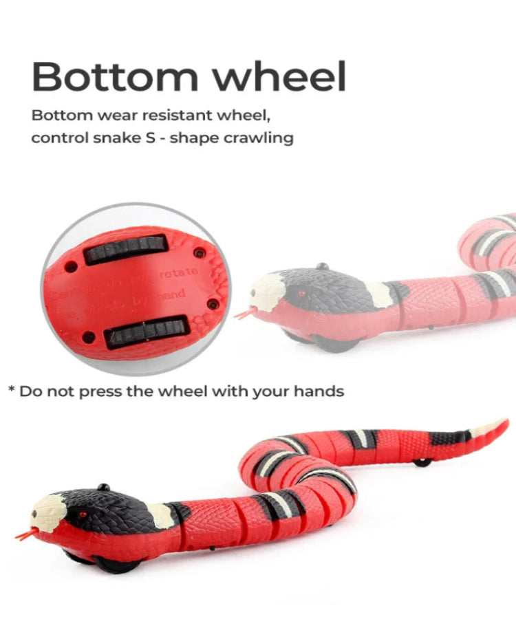 Smart Snake Cat Toy - Automatic Interactive Teaser with USB Charge
