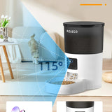 Automatic cat feeder 3L with integrated camera and voice interaction