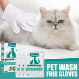 Pet Cleaning Glove Wipes for Dogs & Cats