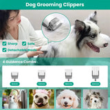 Pet Grooming Kit with Vacuum Suction – Effortlessly remove loose fur, trim hair, and keep your home clean with this multifunctional grooming tool