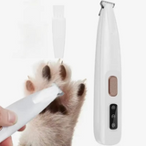 Portable Cat Nail Grinder – Rechargeable, Cordless, with LED Light for Safe & Easy Grooming
