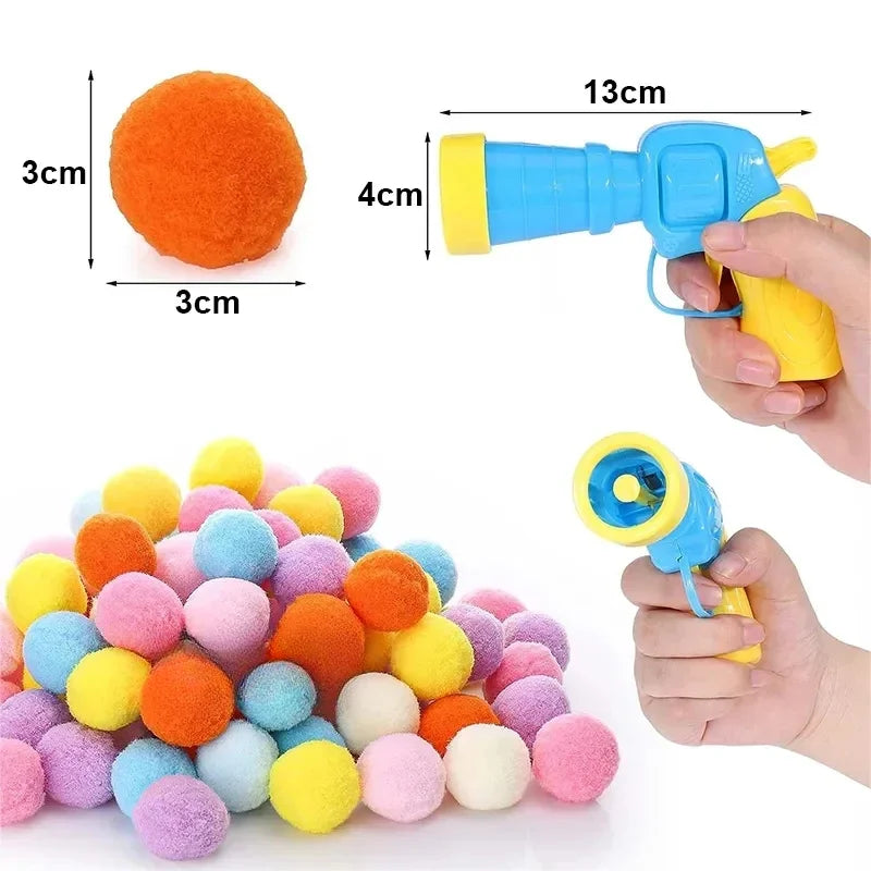 Interactive Cat Toy Launcher – Plush Balls & Teaser Wands for Endless Fun