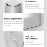 Automatic Cat Feeder 4L with Remote Control and Double Bowls - CATSHEE