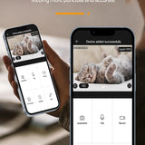 Automatic cat feeder 3L with integrated camera and voice interaction