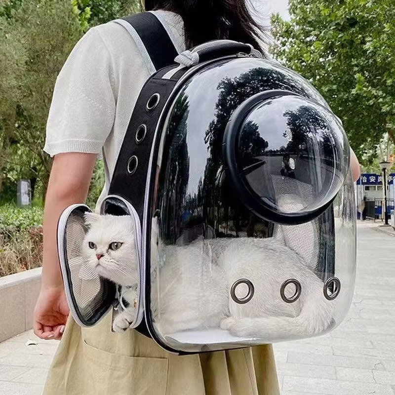 Portable Space Capsule Cat Bag – Ventilated Travel Carriers
