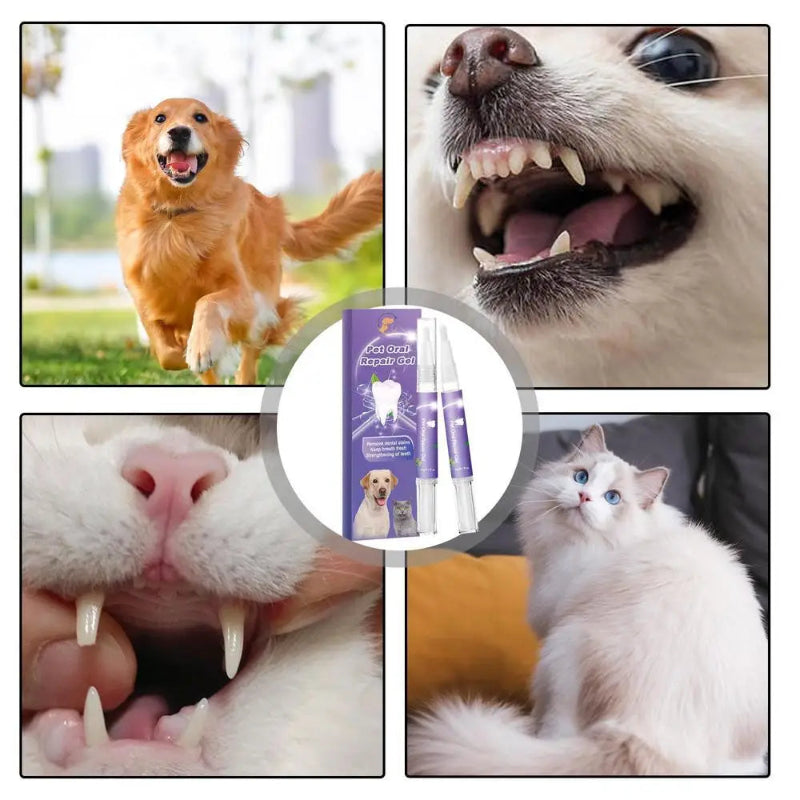 Oral Repair Gel - Natural Teeth Cleaning & Breath Freshener for Pets