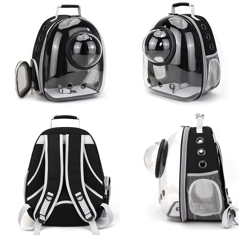 Portable Space Capsule Cat Carrier – Lightweight, breathable, and designed for comfortable pet travel with a futuristic bubble window