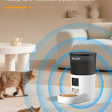 Automatic cat feeder 3L with integrated camera and voice interaction
