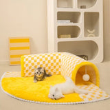 2-in-1 Cat Bed & Tunnel - Playhouse & Cozy Sleeping Spot