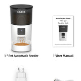 Automatic cat feeder 3L with integrated camera and voice interaction