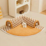 2-in-1 Cat Bed & Tunnel - Playhouse & Cozy Sleeping Spot