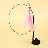 Interactive Feather Teaser Wand – Engaging cat toy designed to stimulate hunting instincts and provide fun, active playtime