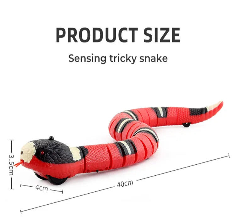 Smart Snake Cat Toy - Automatic Interactive Teaser with USB Charge