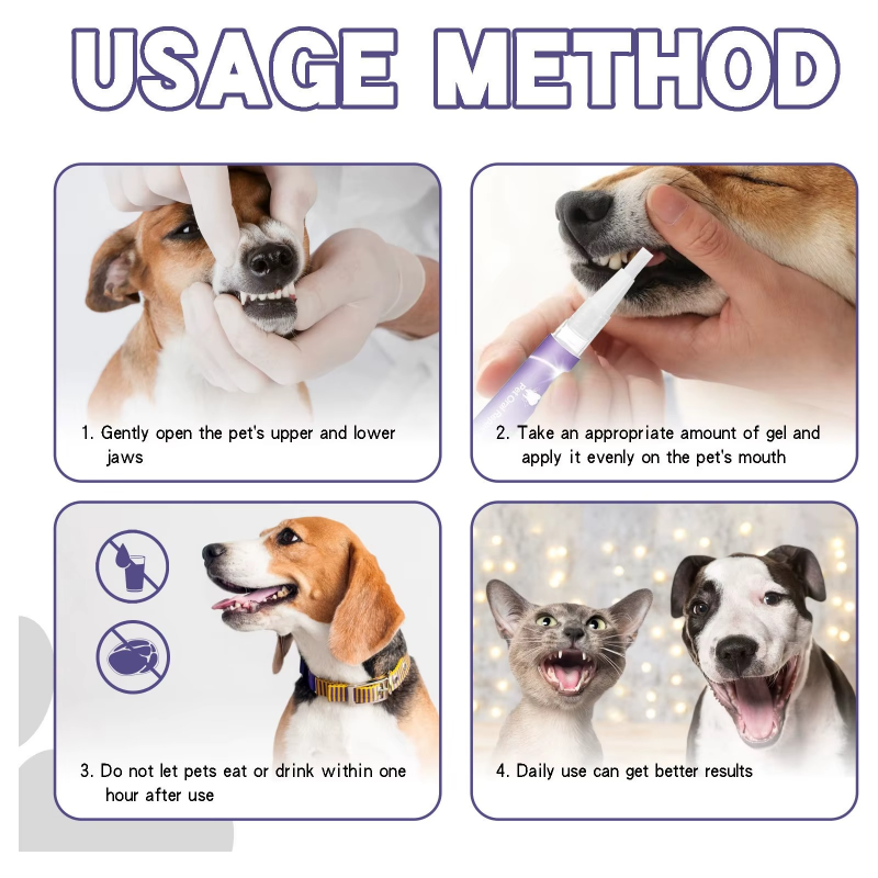 Oral Repair Gel - Natural Teeth Cleaning & Breath Freshener for Pets