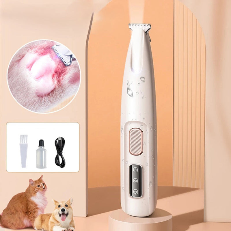 Portable Cat Nail Grinder – Rechargeable, Cordless, with LED Light for Safe & Easy Grooming
