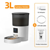 Automatic cat feeder 3L with integrated camera and voice interaction