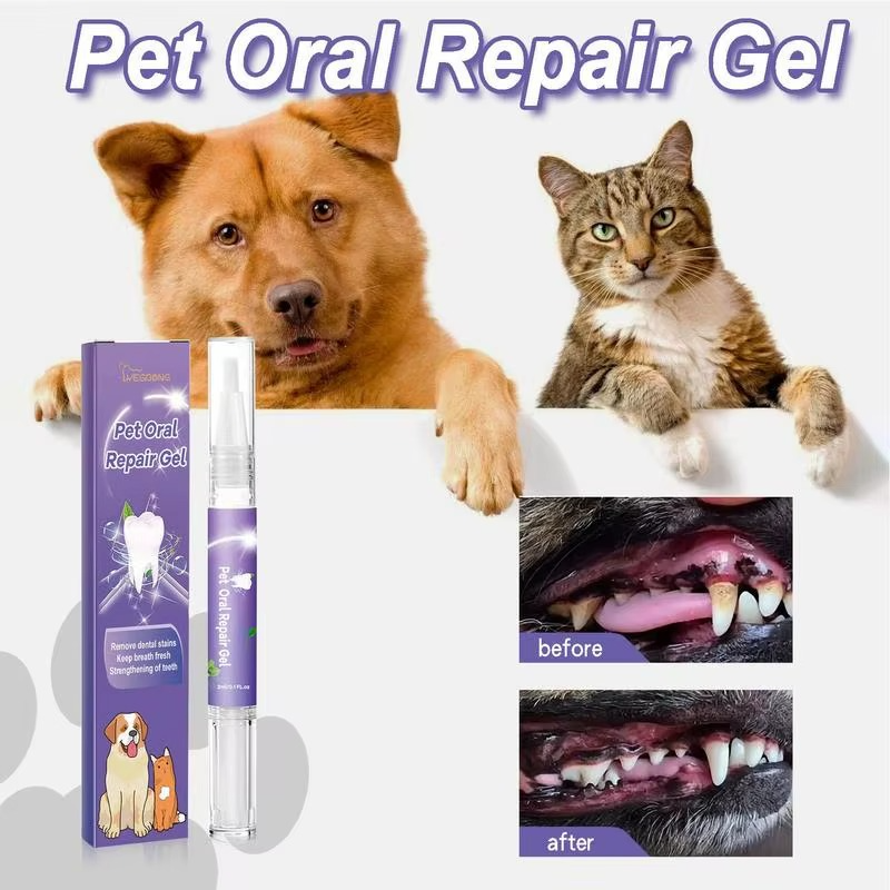 Oral Repair Gel - Natural Teeth Cleaning & Breath Freshener for Pets