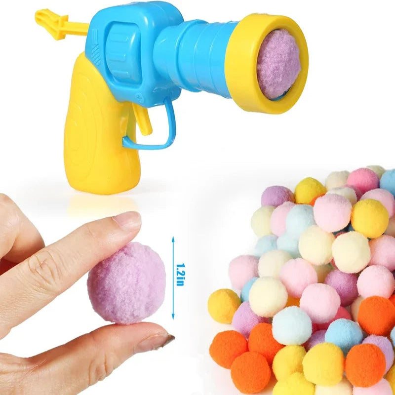Interactive Cat Toy Launcher – Plush Balls & Teaser Wands for Endless Fun