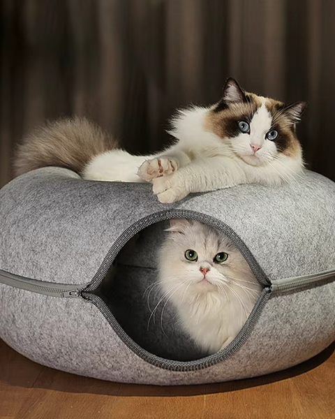 CATSHEE™ Donut Cat Bed Cave