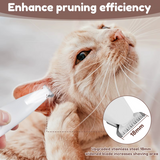 Portable Cat Nail Grinder – Rechargeable, Cordless, with LED Light for Safe & Easy Grooming