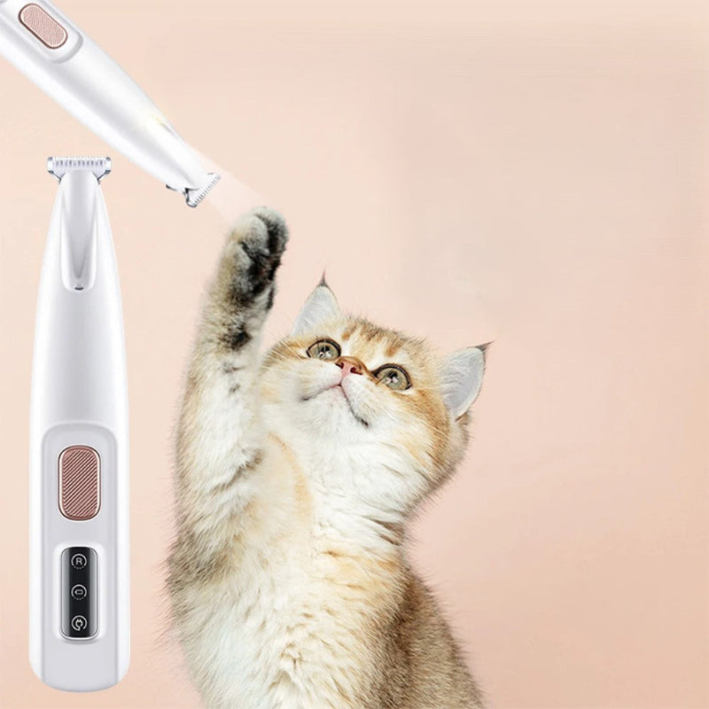 Portable Cat Nail Grinder – with LED Light for Safe & Easy Grooming