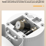 Automatic cat feeder 3L with integrated camera and voice interaction