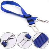 Adjustable Pet Car Seat Belt Harness – Nylon Reflective & Cushioned for Safe Travel