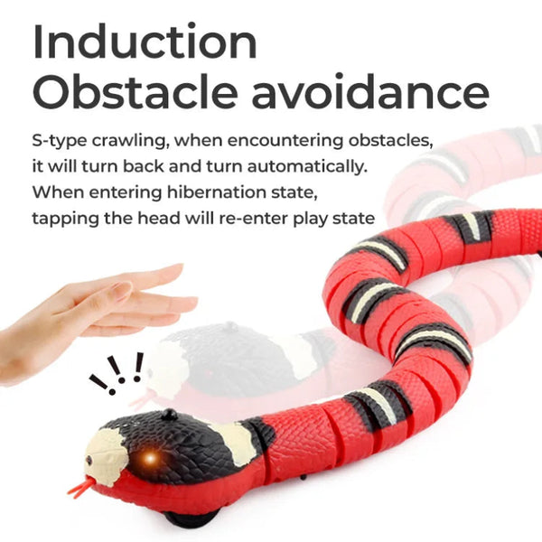 Smart Snake Cat Toy - Automatic Interactive Teaser with USB Charge