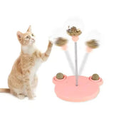 Interactive Cat Slow Feeder Toy – Fun, portion-control bowl designed to slow eating, improve digestion, and keep your cat engaged during mealtime.