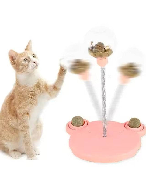 Interactive Cat Slow Feeder Toy – Fun, portion-control bowl designed to slow eating, improve digestion, and keep your cat engaged during mealtime.