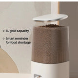 Automatic Cat Feeder 4L with Remote Control and Double Bowls - CATSHEE
