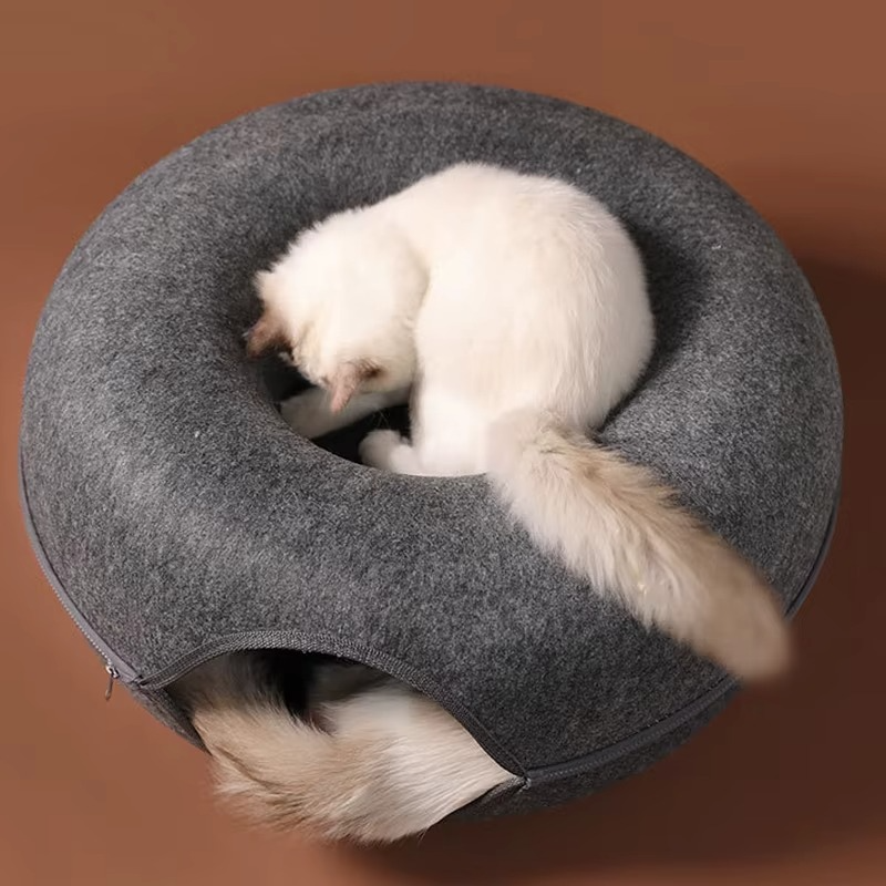 CATSHEE™ Donut Cat Bed Cave