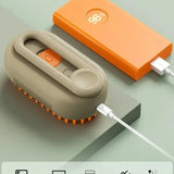 3 in 1 Cat Steam Brush : Groom, Massage & Spray - CATSHEE